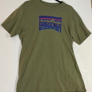 Patagonia Mens Fitz Roy Frostbite Responsibili-tee size Large